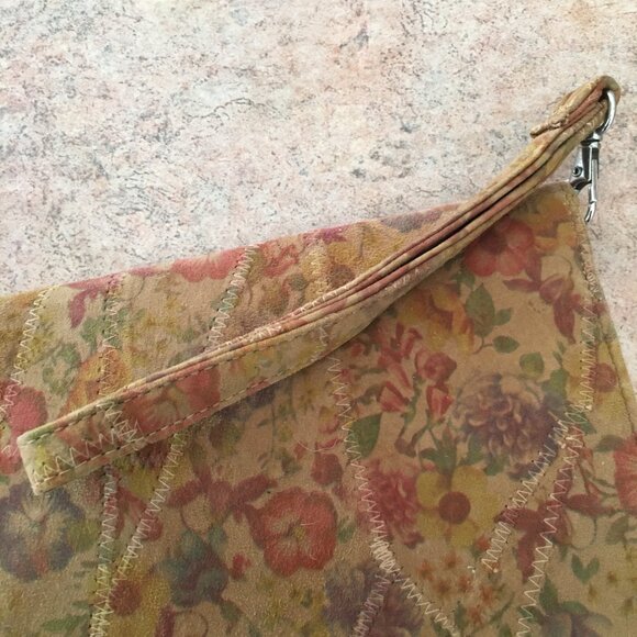 david jeffery floral wristlet bag - Picture 8 of 10